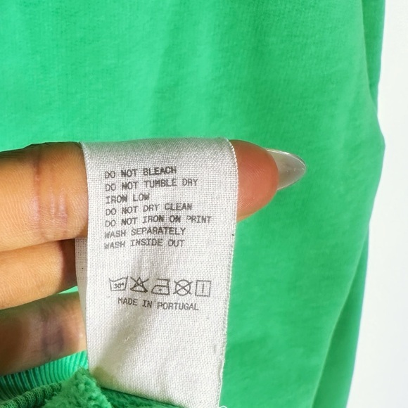 PANGAIA Green Organic/Recycled Cotton Hoodie XS Sustainable Pullover Sweatshirt - Picture 11 of 12